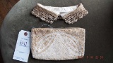 Beaded purse and collar