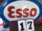 ESSO plastic sign (oval), approx. 24