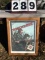 Winchester Duck Hunter poster w/ frame in glass, From P186DK3-81, 21 1/4