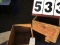2 wood boxes, dove tailed, 1 - 