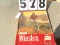 Winston Metal Sign, with full color picture of hiker,  1980 RJ Reynolds  17 1/2