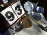 4 piece camp & mess kit & camper knife, appears to be intact