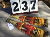 Pair of RC Cola cardboard display sign (good condition, minor discoloration on back)