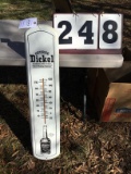 George Dickel thermometer, white, approx. 8