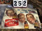 R.C. Cola paper sign, 26