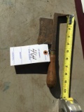 Antique tool w/ wood handles, 9 1/2