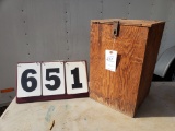 Ballot Box, wood, vintage