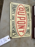 Du Pont Paint metal sign 17