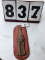 Coca-Cola stamped advertising thermometer, approx. 7