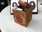 Wooden box, Apple Sun-Cured w/ multiple sleeves of snuff, approx. 7