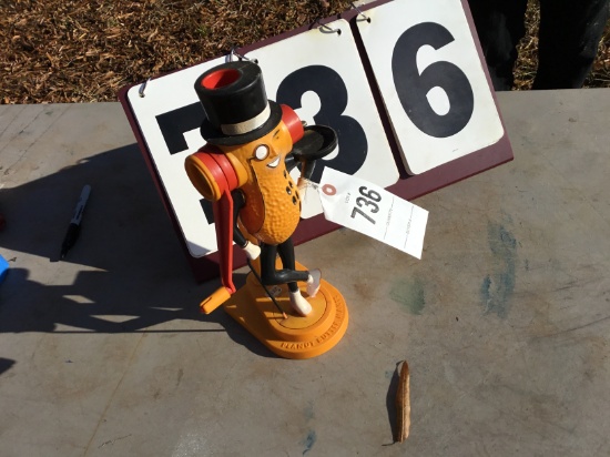 Mr. Peanut plastic peanut butter maker, 12"