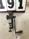 Meat grinder, stamped 72 D&E