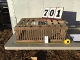 Wood chicken crate, 35