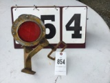 Railroad switch indicator