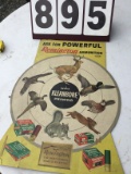 Cardboard Counter Stand  for Remington Ammunition advertising sign, form # BR85