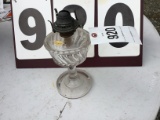 Oil lamp, clear, approx. 10