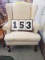 Windsor upholstered beige chair 33