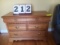 Chest 2 over 2 drawers, brass hardware, oak, 31