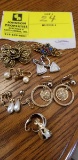 Group of Costume Jewelry: earrings, assorted styles