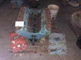 Pallet of engine and intake manifolds