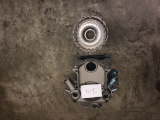Water pump cover and clutch basket