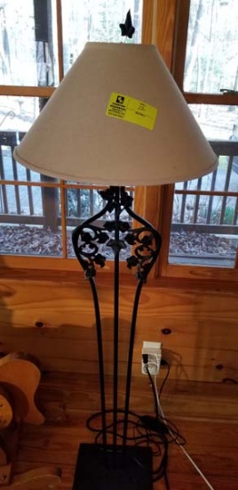 Floor Lamp Iron 64" tall