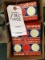 1950s Poker Chips Lot, Original, in boxes