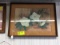 Original 1960s Magnolia Flower Chalk Pastel Picture in wood frame, 30