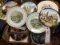 Large Collection of Porcelain Collector Plates with Paperwork, 9 plates