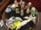 Lot of Porcelain and China Clown, Doll Figurines