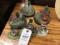 6 Piece Lot of Collectible Famous Lighthouses including 3 Battery Operated Thomas Kincade Lighthouse