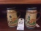 2 Piece Pottery Stein Lot