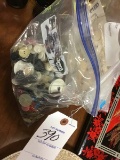 1.5 lb bag of Vintage Buttons and Sewing Lot