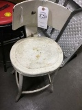 Antique Old Metal Stool/Chair, 34