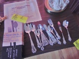 Wm. A. Rogers Stainless Flat Ware: 36 Pieces including Teaspoons, Tablespoons, Salad Forks