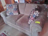 Love Seat (matches Lots # 25 and 27), 2 Cushioned Seats, 68