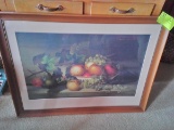 Framed Still Life of Fruit Bowl, 33