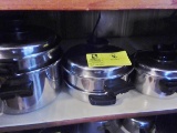 Set of Cookware including 6 Pots/Pans plus 4 Lids