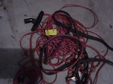 Group of Heavy Duty Extension Cords and Jumper Cables