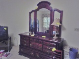 Vaughan of Virginia Furniture Makers Dresser with Mirror