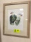 Signed, Framed Pastel Parrot Print