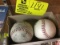 2 Piece Lot of Collectible Signed Red Sox Major League Game Balls includes Sparky Lyle and Team
