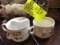 2 Piece Lot of Antique China Mustache Cup and Shaving Mug