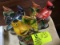 3 Piece Lot of Vintage Hand painted Wild Bird Matching Figurines, with Original Paper Label
