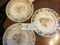 Vintage Military Allied Nations Commemorative Series China Plates