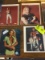 7 Piece Lot of Official WWF and WCW Wrestling Photographs