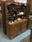 Hard Rock Maple Colonial Style Hutch by Temple Stuart