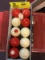 Full Set of Vintage Bumper Pool Billiard Balls