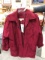 Ladies' Burgundy All Weather London Fog Cinch Coat, Fully Lined