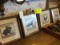 4 Piece Lot of Handmade Cross Stitched Country Farm Animal Pictures in Wooden Frames